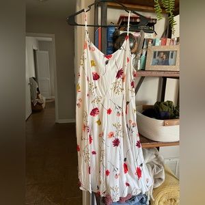 Old navy floral and white dress, XL